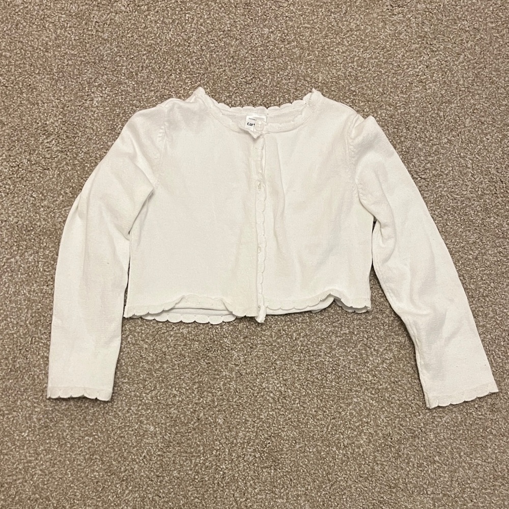 Carter's White Kids Sweater